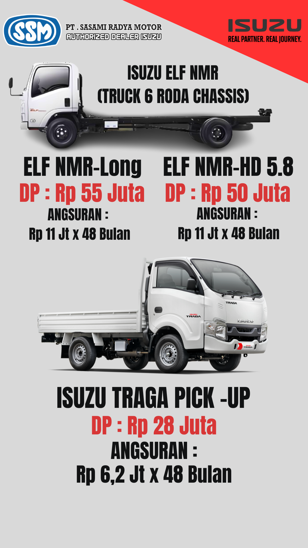 PAKET DP & ANGSURAN UNIT ISUZU